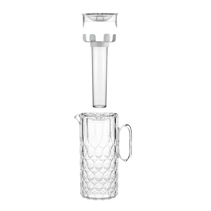 Guzzini VANITY Krug mit Kühlkolben, Klar, 131202AR00