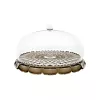 Guzzini Vanity Kleiner Tortenständer mit Haube, Smoke