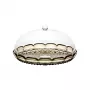 Guzzini Vanity Kleiner Tortenständer mit Haube, Smoke