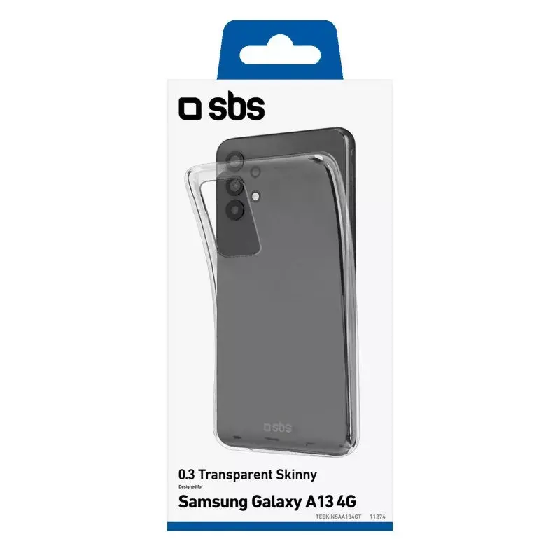 SBS Skinny Cover für Samsung Galaxy A13 4G, Transparent