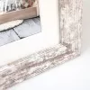 ZEP Nelson 6 V23136 Multi-Bilderrahmen, 3 x 13 x 18 cm, Weiß/Braun, Holz