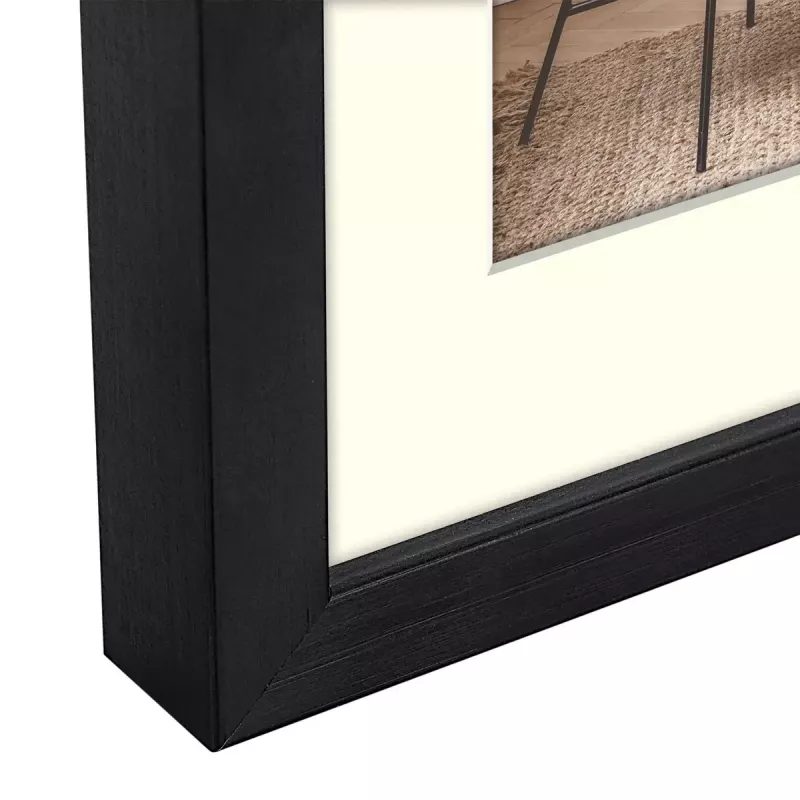 Einzelbilderrahmen ZEP V4557B Schwarz Holz 150x205mm
