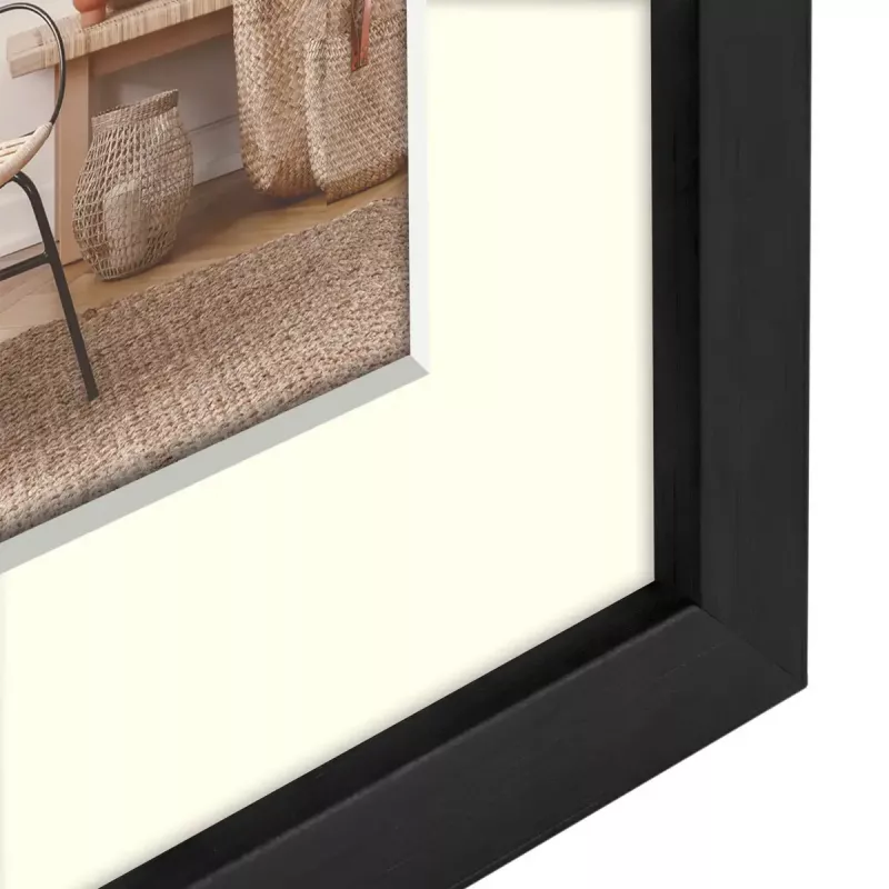Einzelbilderrahmen ZEP V4568B Schwarz Holz 170x220 mm