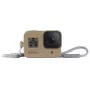 Kameratasche GoPro HERO8 Black Hülle + Trageband Sand