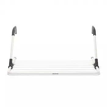 Wäscheständer mit Hängeclip Brabantia 102769 Schwarz Silber 710 mm