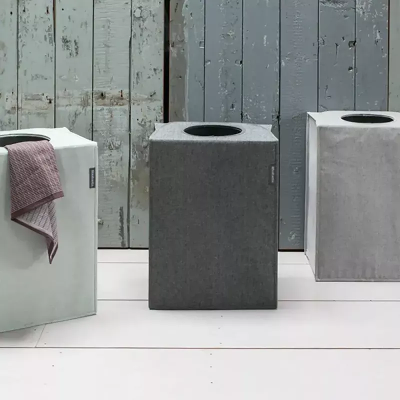 Wäschekorb Brabantia 120381 55 L Rechteckig Schwarz