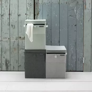 Wäschekorb Brabantia 120442 35L rechteckig schwarz