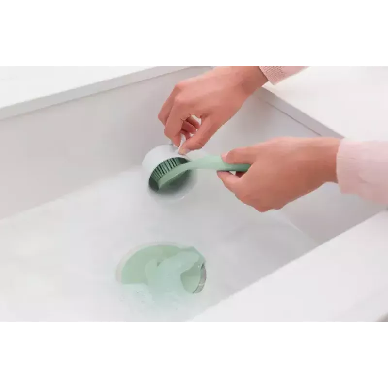 Brabantia SinkSide Spülbürste mit Saugnapfhalter, Jadegrün