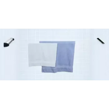 Wandmontierbare Wäscheleine Brabantia Pull-Out Drying Lines Set 2 Stk. Edelstahl