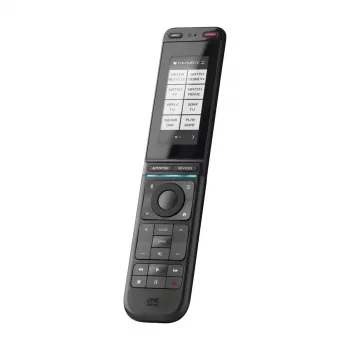 Universal-Fernbedienung One for All URC7985 – steuert bis zu 12 Geräte, Touchscreen, programmierbar, Lernfunktion