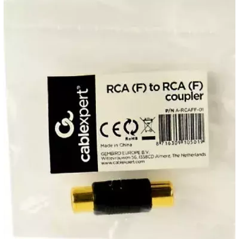Kabel gender changer RCA Gembird A-RCAFF-01