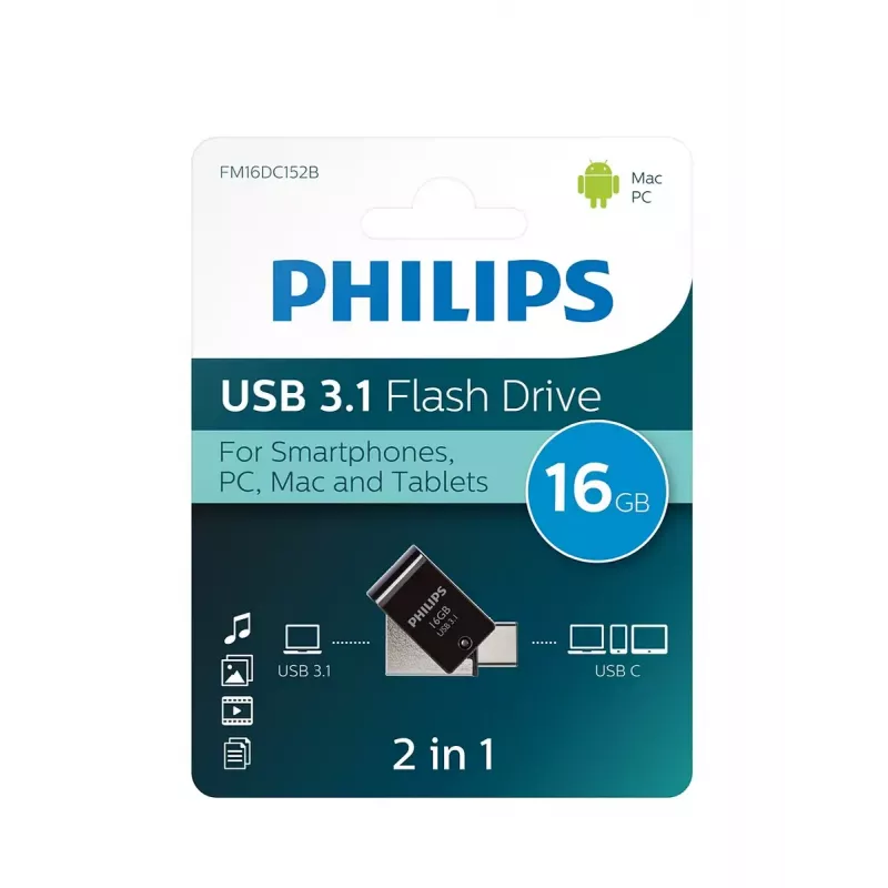 USB Flash Drive Philips 16 GB USB Typ-A 3.2 Gen 1 FM16DC152B/00