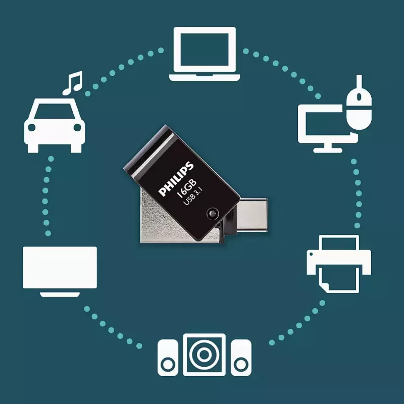 USB Flash Drive Philips 16 GB USB Typ-A 3.2 Gen 1 FM16DC152B/00