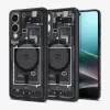 Abdeckung Spigen Ultra Hybrid Zero One Galaxy S25 Edge Schwarz