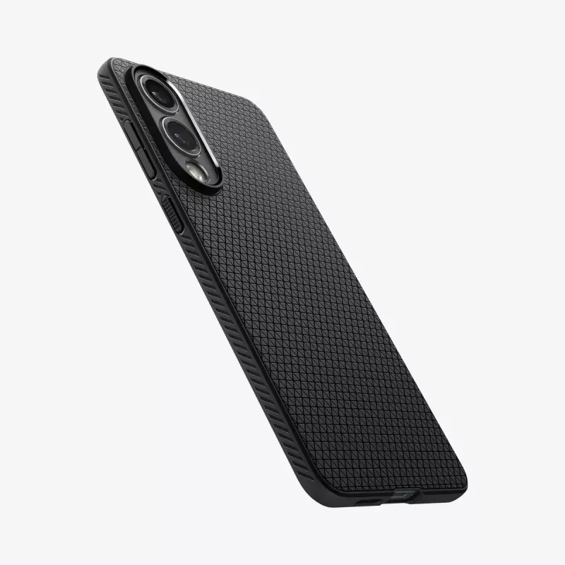 Cover Spigen Galaxy S25 Edge Schwarz Matt Monochromatisch