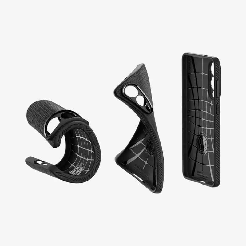 Cover Spigen Galaxy S25 Edge Schwarz Matt Monochromatisch