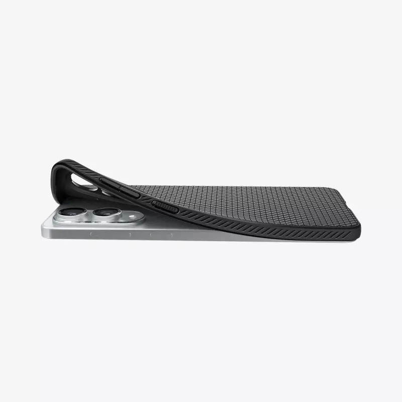 Cover Spigen Galaxy S25 Edge Schwarz Matt Monochromatisch