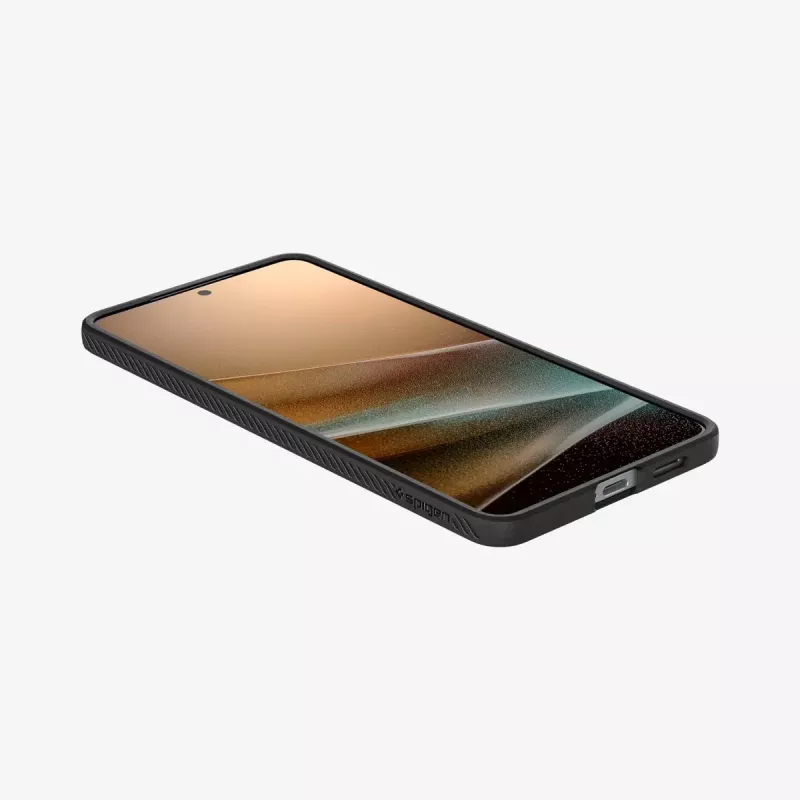 Cover Spigen Galaxy S25 Edge Schwarz Matt Monochromatisch
