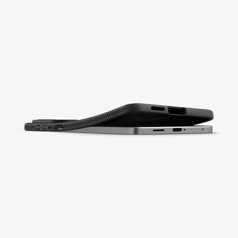 Cover Spigen Galaxy S25 Edge Schwarz Matt Monochromatisch