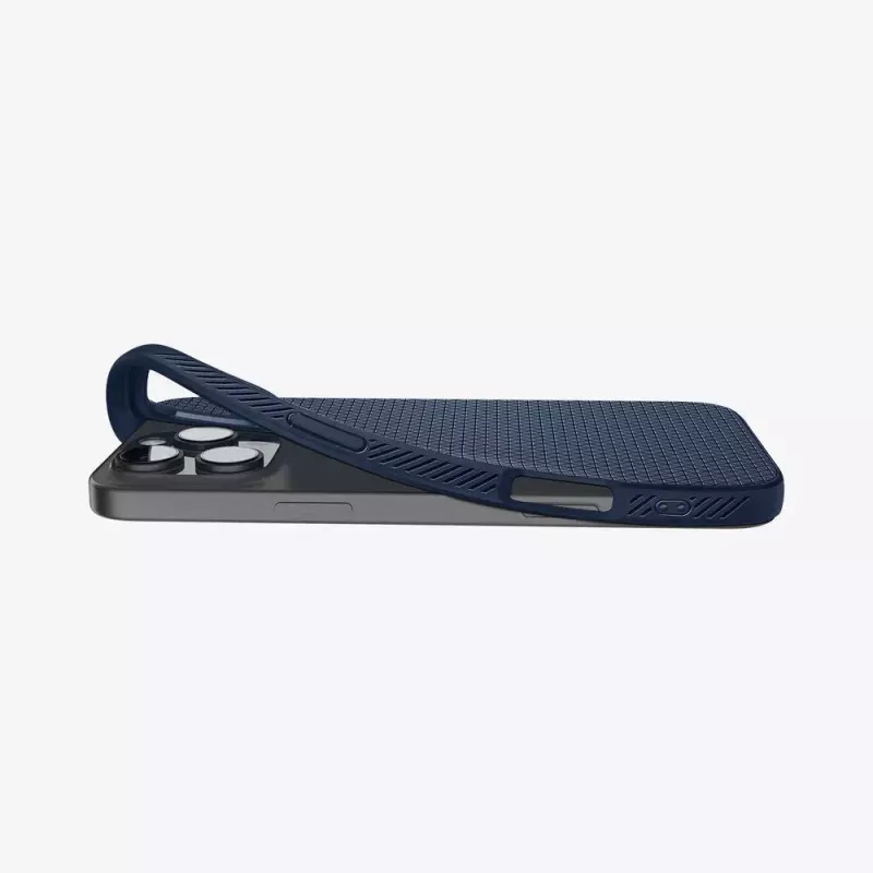 Spigen Liquid Air Handyhülle Abdeckung Navy für iPhone 16 Pro