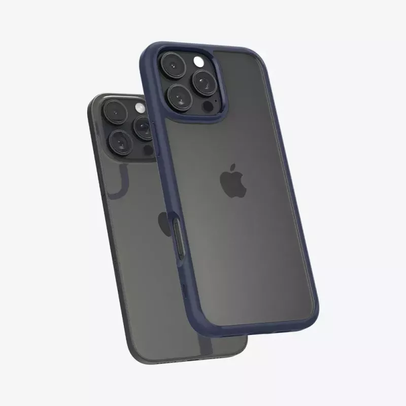 Spigen Ultra Hybrid Handyhülle Abdeckung Navy für iPhone 16 Pro