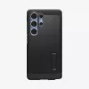 Abdeckung Spigen Galaxy S25 Ultra Tough Armor AI Schwarz Desktop-Ständer