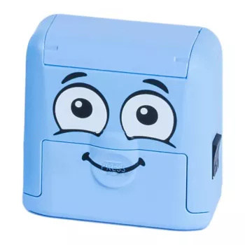 Colop Marky hellblau Rechteckiger blauer Stempel für Papier Textil