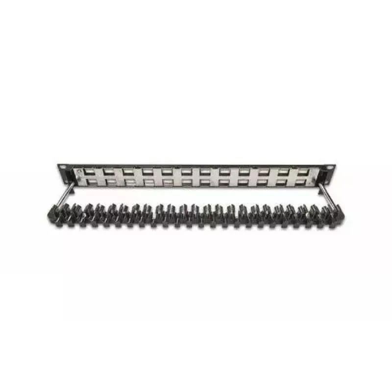 Patch Panel 1U Wirewin WKS PANEL 24 Schwarz