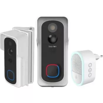 Video-Türklingel Beafon SmartHome Visitor 2V Tuya Set – kabellose HD-Kamera, Modell BEASH-2VSET-W
