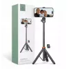 Tech-Protect L03S Selfie-Stick-Stativ mit Bluetooth-Fernbedienung, Schwarz