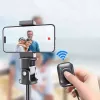 Tech-Protect L03S Selfie-Stick-Stativ mit Bluetooth-Fernbedienung, Schwarz