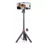 Tech-Protect L03S Selfie-Stick-Stativ mit Bluetooth-Fernbedienung, Schwarz