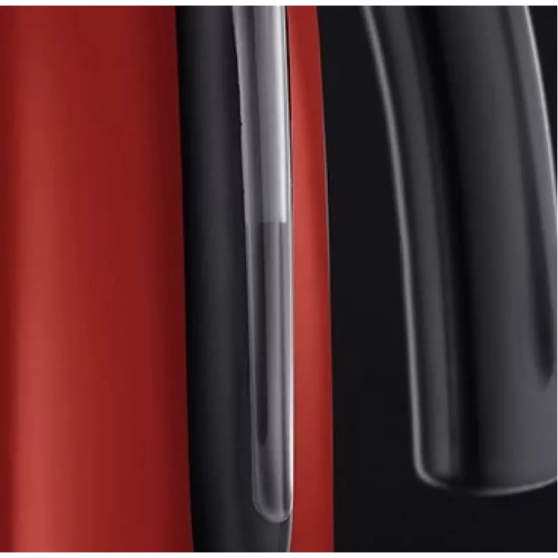 Russell Hobbs 20412-70 Wasserkocher 1,7 L Schwarz, Rot, Edelstahl