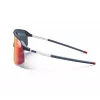 Sonnenbrille Density - mattblau / weiß / rot | Spectron 3 Ml Red