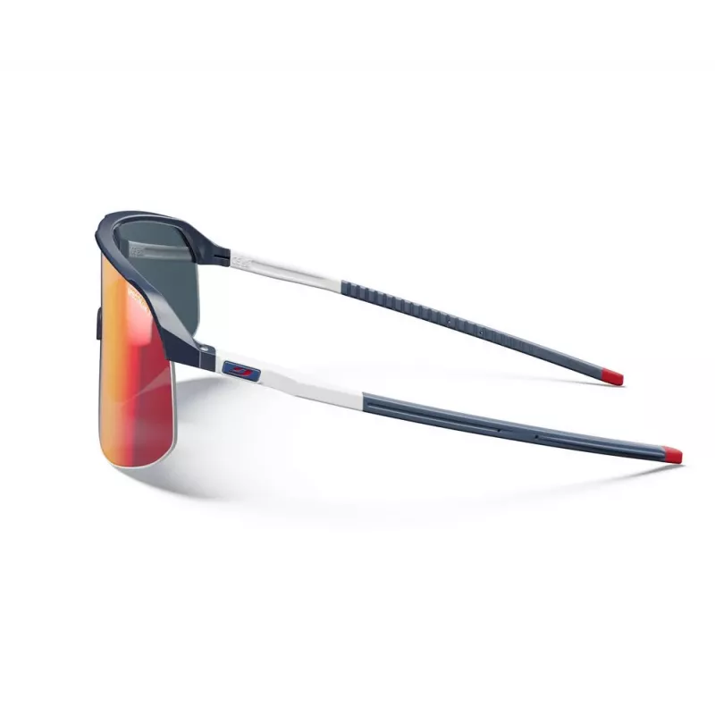 Sonnenbrille Density - mattblau / weiß / rot | Spectron 3 Ml Red
