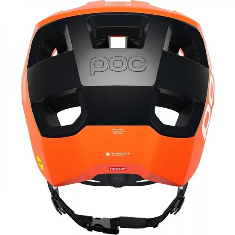 POC Kortal Race MIPS verstellbarer Fahrradhelm, Größe M/L 55-58 cm, orange