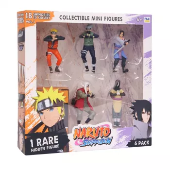 Naruto Shippuden Figuren – 6er-Packung Deluxe Edition VER. B