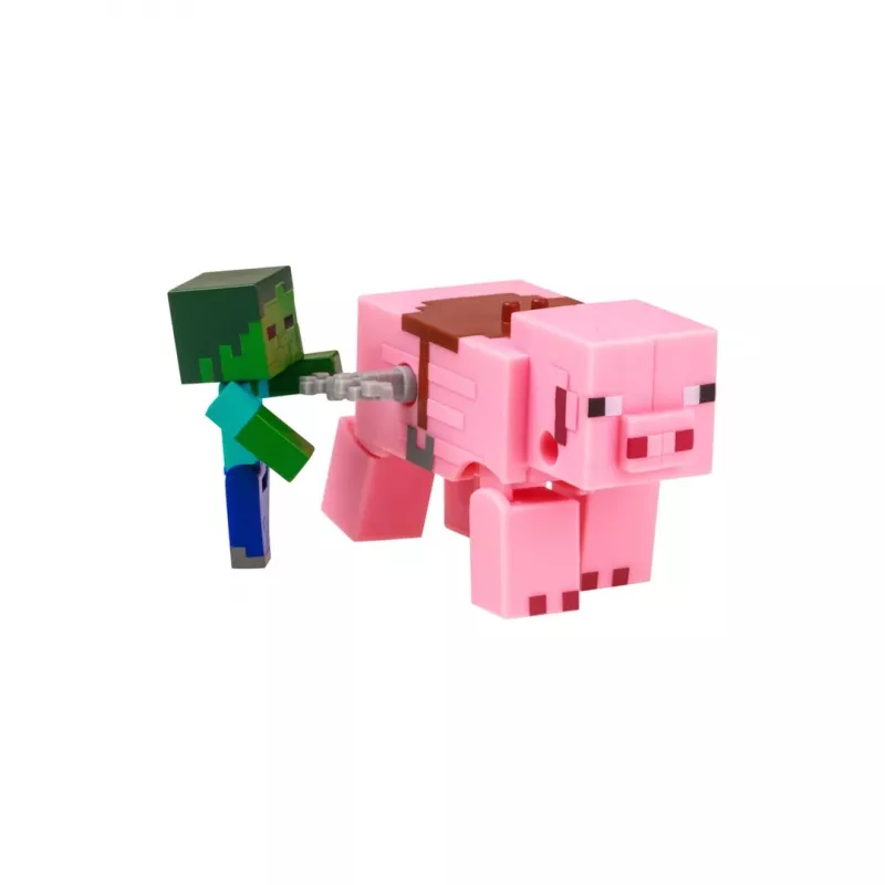 Minecraft S2 3D Aufzieh-Spielzeug – Baby-Zombie & Schwein