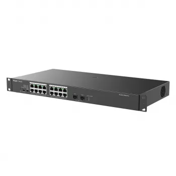 Reyee 16-Port 1000 Mbit/s + 2 Gigabit SFP-Ports, 16 der Ports unterstützen PoE/PoE+-Stromversorgung – Switch – 1 Gbit/s