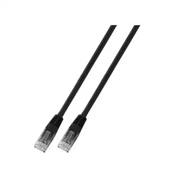 EFB-Elektronik RJ45 Patchkabel Kat.6 U/UTP PVC CCA schwarz 3m Hersteller: EFB Elektronik (K8100SW.3)
