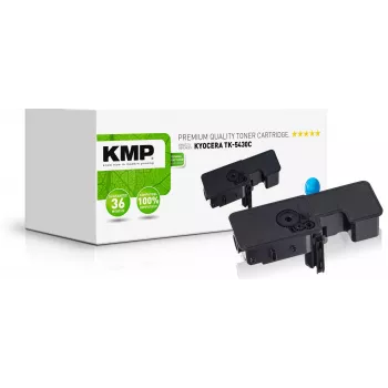 KMP 2927,0003 Wiederaufbereiteter Toner für Kyocera TK-5430C, Cyan, 1.250 Seiten