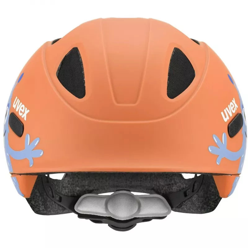 Kinder-Fahrradhelm UVEX Oyo Style – Größe 50–54 cm, Farbe Monster Papaya (matt)