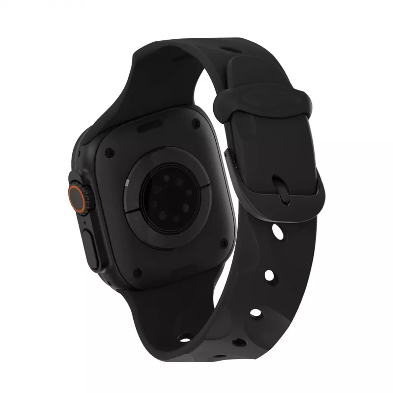 Decoded Silicone Ares Splice Band - Silikonarmband für Apple Watch 40/42 mm (schwarz)