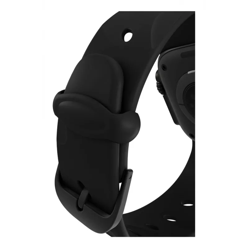 Decoded Silicone Ares Splice Band - Silikonarmband für Apple Watch 40/42 mm (schwarz)
