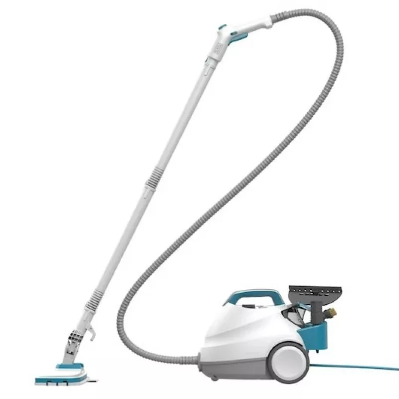 Black & Decker BHSMP2314-QS Dampfreiniger Zylinder-Dampfreiniger 1,2 L 2300 W Blau, Weiß