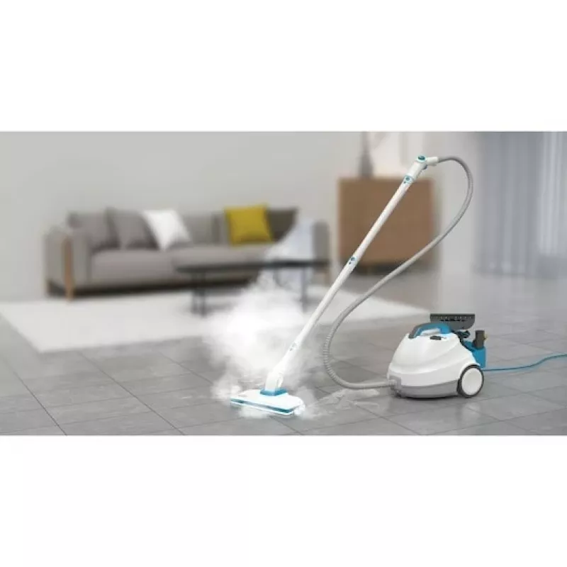 Black & Decker BHSMP2314-QS Dampfreiniger Zylinder-Dampfreiniger 1,2 L 2300 W Blau, Weiß