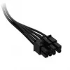 Corsair Premium-Sleeved 6+2-Pin-PCIe-Kabel, für Typ-5-Netzteil – schwarz