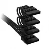 Corsair-Kabel, Typ 4, SATA-Stromanschluss, 405 mm, 520 mm, 635 mm, 750 mm, einzeln ummantelt – schwarz