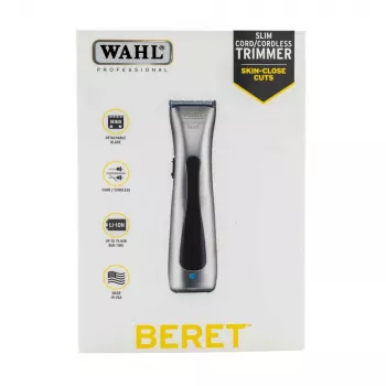 Wahl 08841-66 ProLithium Beret professioneller Haartrimmer - silber/schwarz