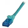 EFB RJ45 Patchkabel Cat.6A U/UTP LSZH Premium 500MHz grün 7,5m